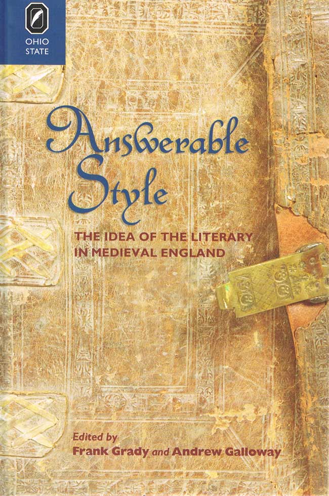Answerable Style: The Idea of the Literary in Medieval England cover