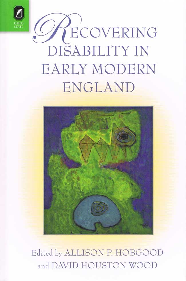 Recovering Disability in Early Modern England cover